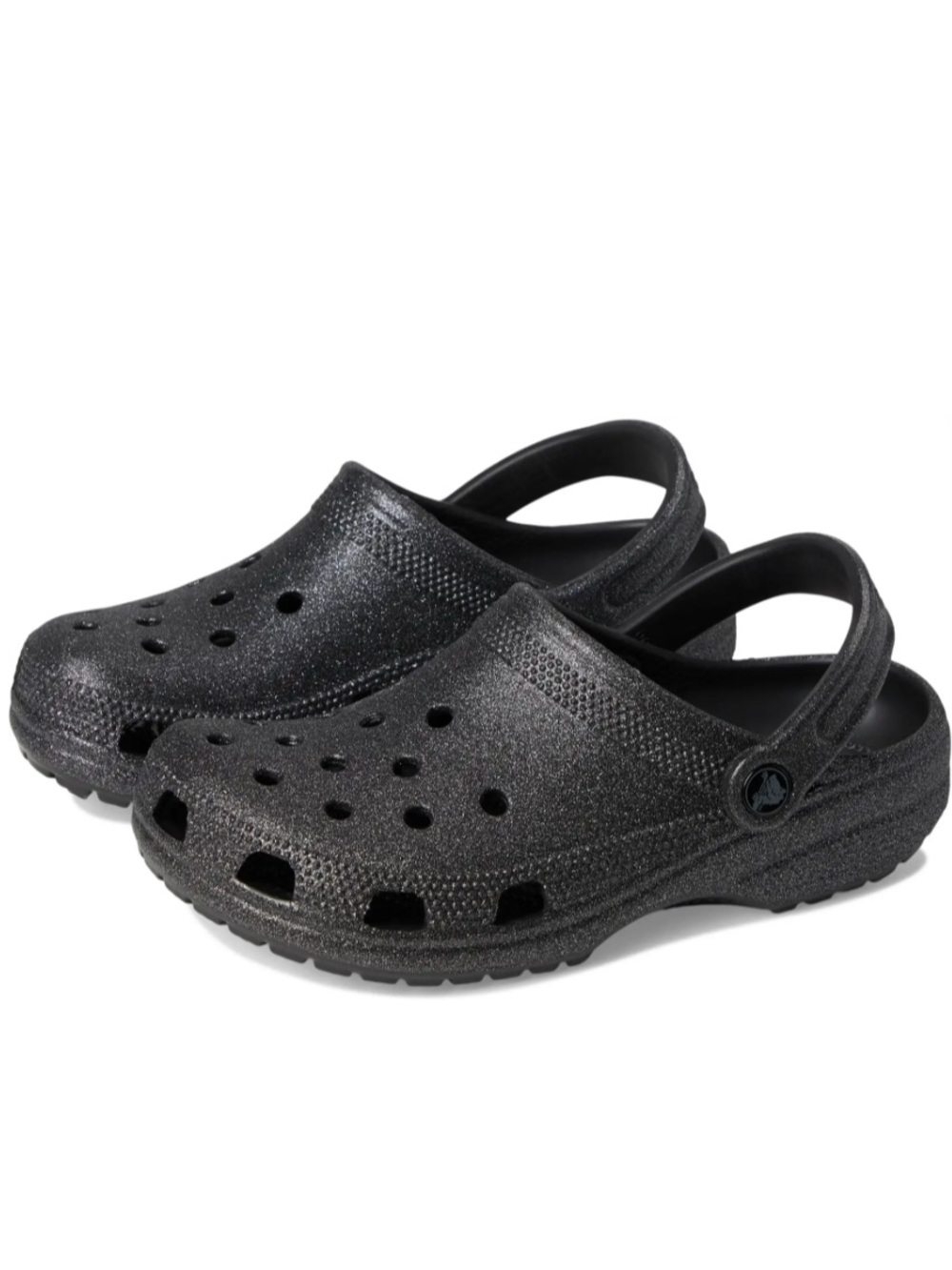 Crocs Classic Clogs - Black Glitter